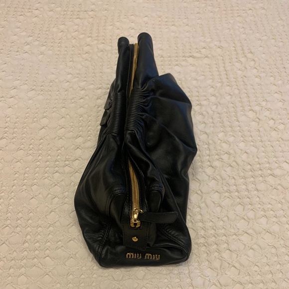 Miu Miu Bags Miu Miu Clutch Bag Purse Black Poshmark